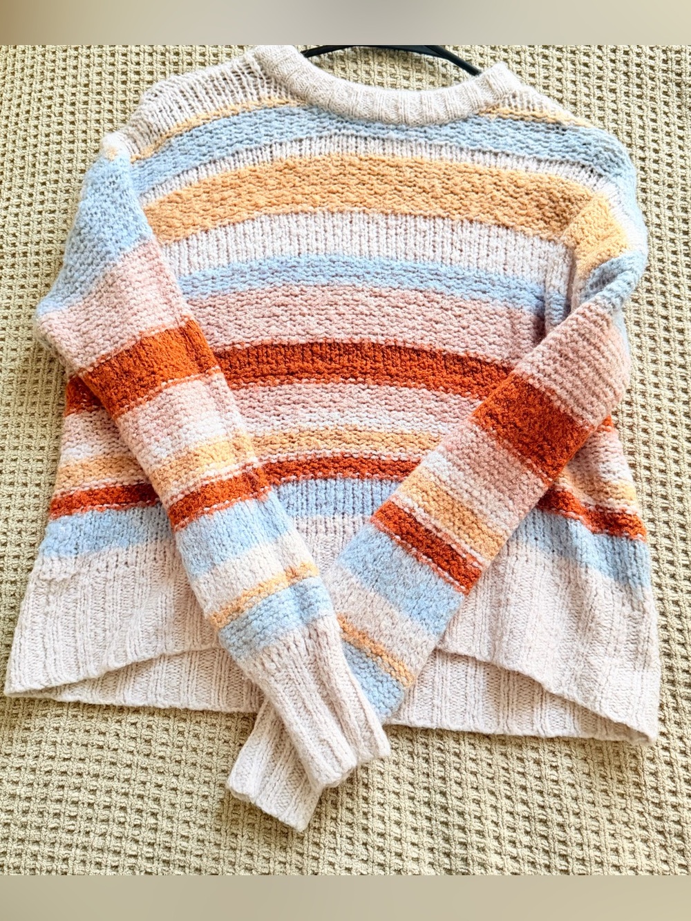 American Eagle Striped Crewneck Sweater - Picture 2 of 7